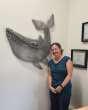 Chicken Wire Humpback Whale Calf -1/3 Size Scale