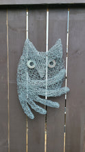 Chicken Wire Owl 2D Wall/Fence Sculpture
