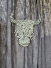 3D Chicken Wire Highland Cow Bust