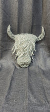 3D Chicken Wire Highland Cow Bust