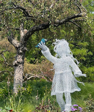 Chicken Wire Garden Sculptures -Gardeners