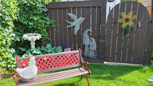 Chicken Wire Swallow 2D Sculpture