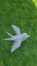 Chicken Wire Swallow 2D Sculpture