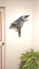 Chicken Wire Blue Jay Garden Art Sculpture