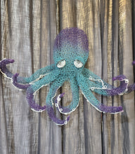 Chicken Wire Octopus Garden Art Sculptures