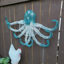 Chicken Wire Octopus Garden Art Sculptures