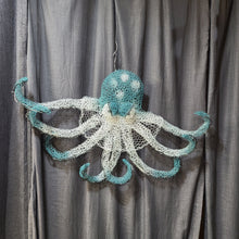 Chicken Wire Octopus Garden Art Sculptures