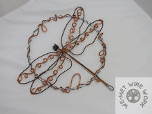 3-Tone Dragonfly Mounted on A steel Ring. - Whimsical Designs by We-met Wire Work