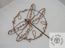 3-Tone Dragonfly Mounted on A steel Ring. - Whimsical Designs by We-met Wire Work