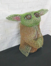 Chicken Wire- Grogu Inspired Garden Art Sculpture  We-met Wire Work