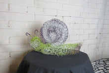 Chicken Wire Snail Garden Art  Sculpture We-met Wire Work
