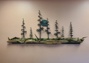 Into the Woods I Go... Diorama. 7ft. long, 3.5 ft. Tall