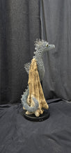 Chicken Wire Sculpture- Sea Horse on Driftwood