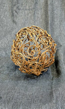 Rusty Barbed Wire Garden Sphere