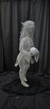 "Pippa" Chicken Wire Sculpture- Garden Elf with Solar Light Orb