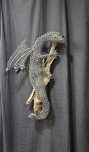 Chicken Wire -Fire Lizard/Dragon on Driftwood
