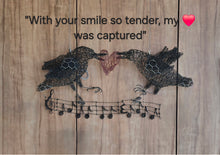 Lyrical Bird Wire Wall "Quilts"