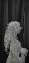 "Pippa" Chicken Wire Sculpture- Garden Elf with Solar Light Orb