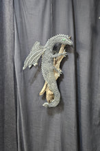 Chicken Wire -Fire Lizard/Dragon on Driftwood