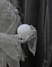 "Pippa" Chicken Wire Sculpture- Garden Elf with Solar Light Orb