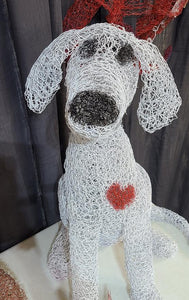 Chicken Wire  Large Dog Garden Sculptures