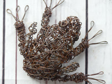 Rusty Critters- 3D Wire Frog Sculpture