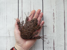 Rusty Critters- 3D Wire Frog Sculpture