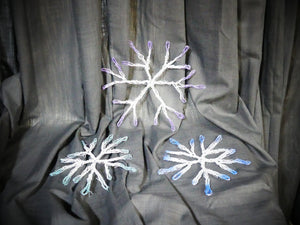 Chicken Wire Snowflakes Ornaments (Set of 3)